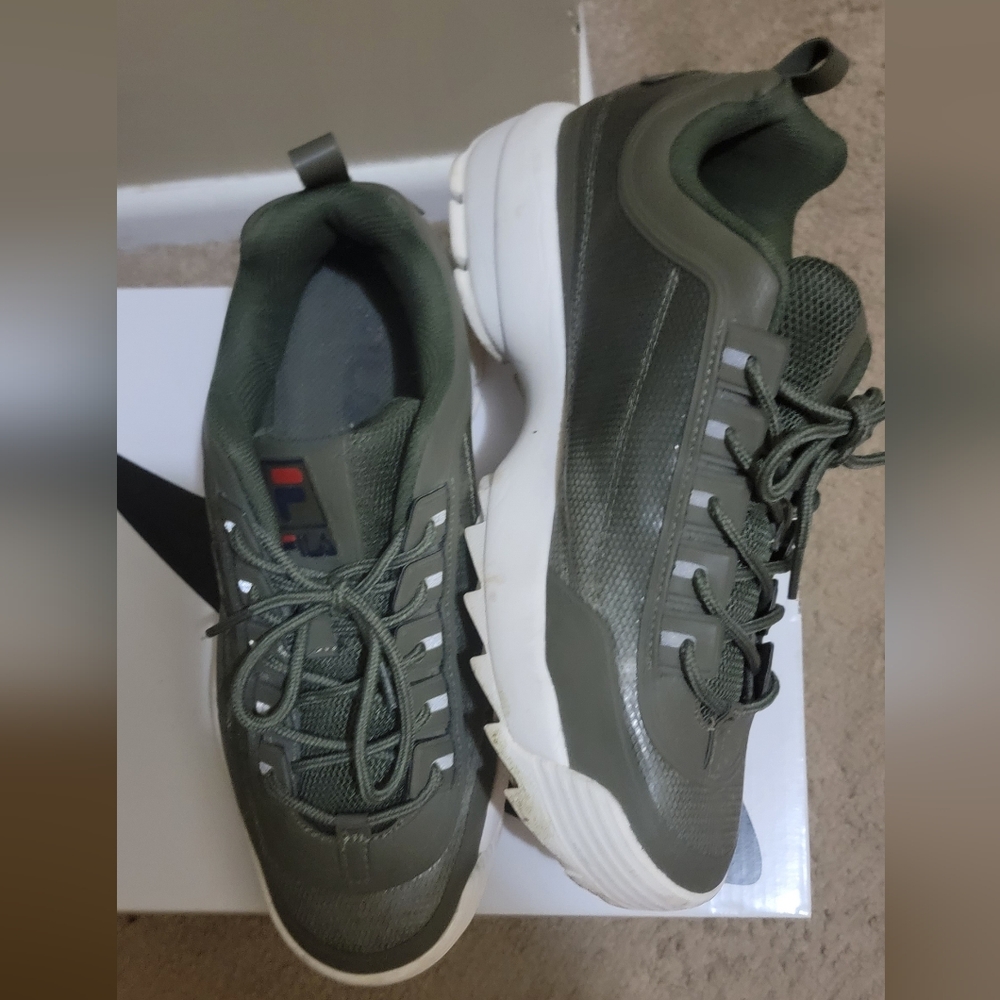 Fila Men's Olive Green Sneakers